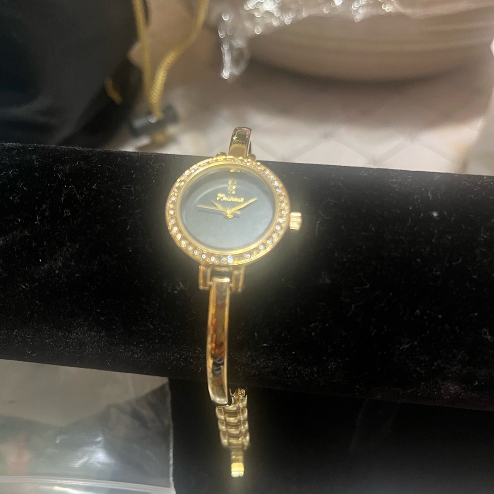 Elegant Gold and Silver‎ Women's Watch